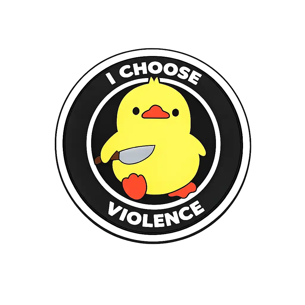 "I choose violence" Patch
