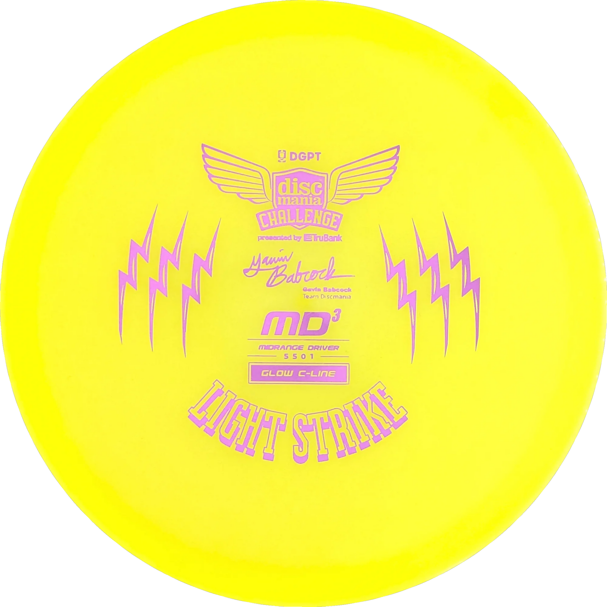 C-line Glow 2026 Discmania Challenge MD3