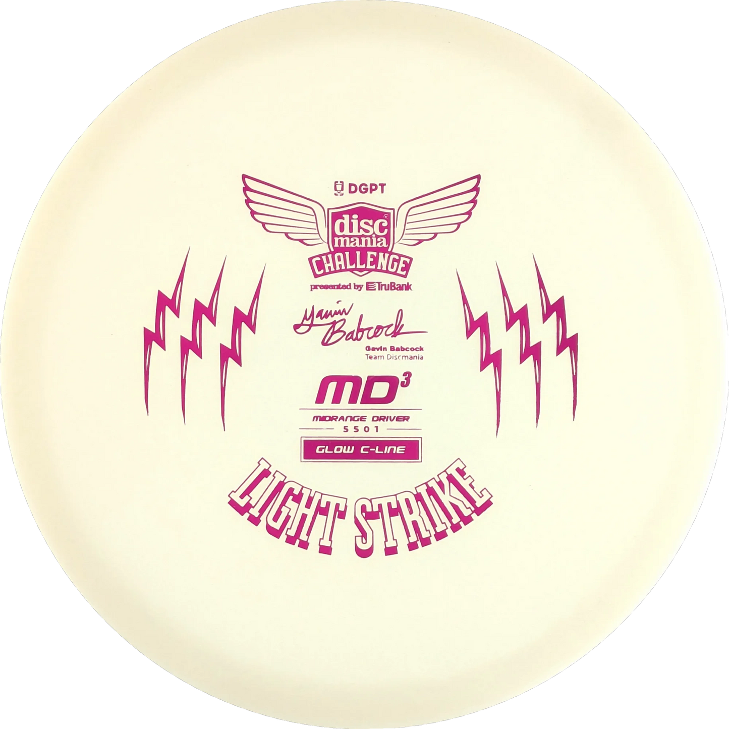 C-line Glow 2026 Discmania Challenge MD3