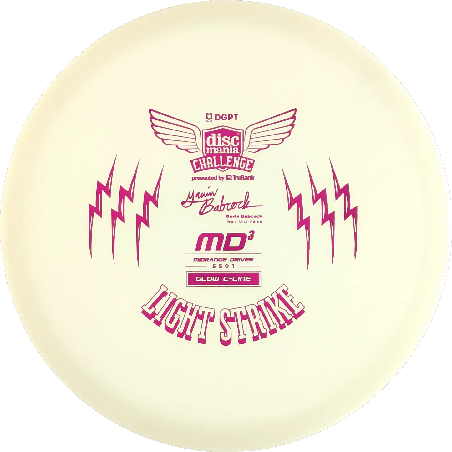 C-line Glow 2026 Discmania Challenge MD3