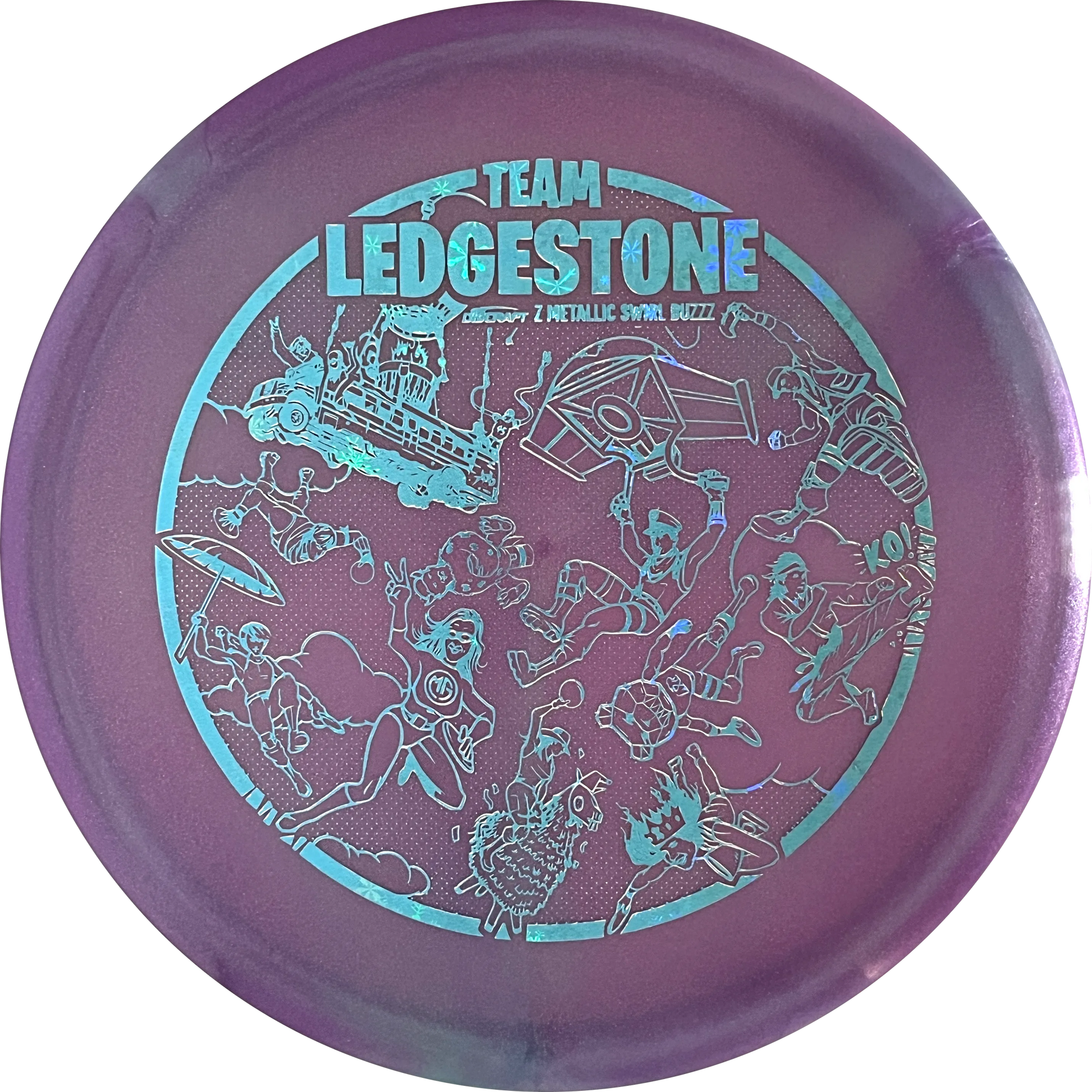 Team Ledgestone Fortnite Z Swirl Metallic Buzzz