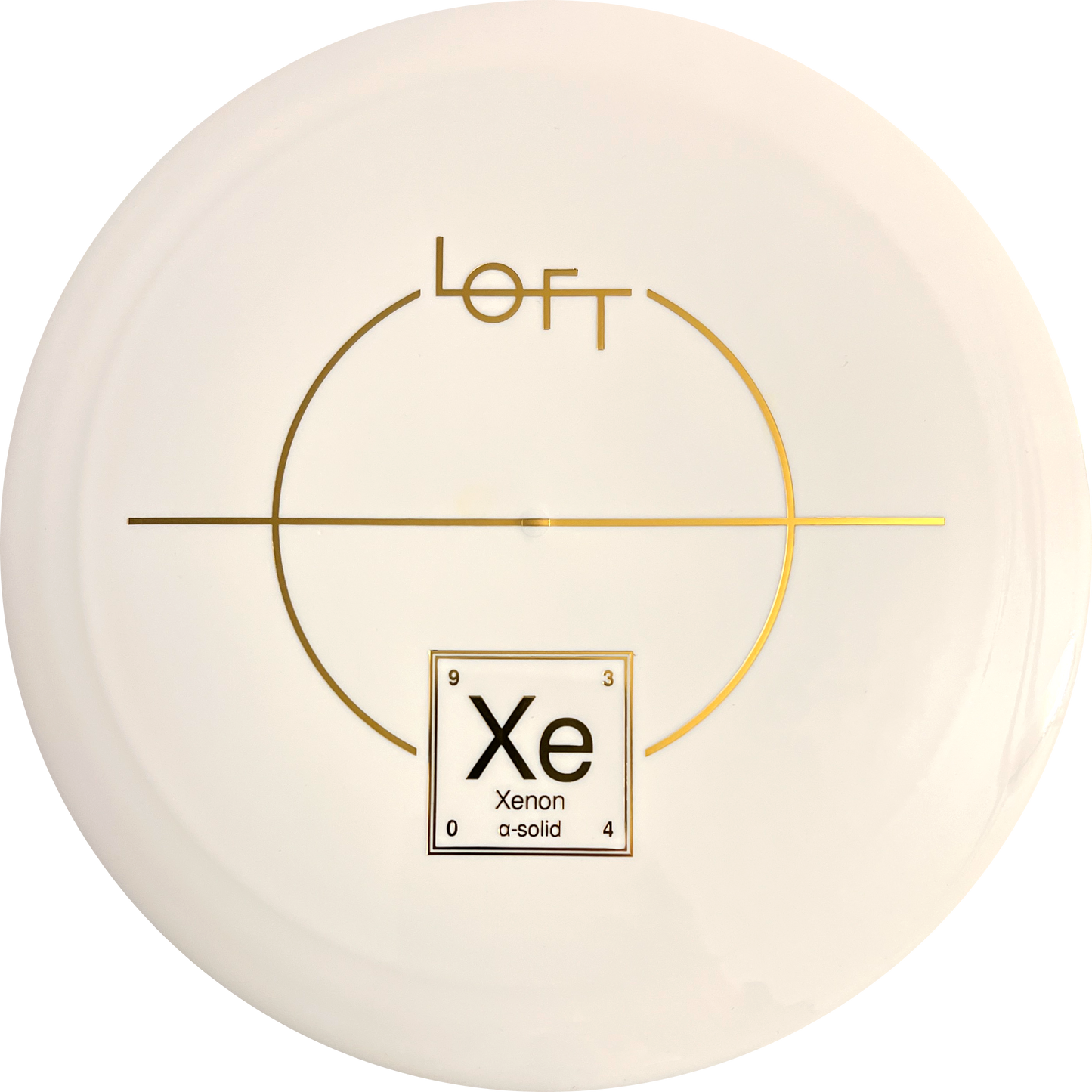 Alpha-solid Xenon